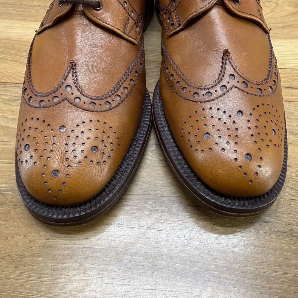 W.S.‎ Foster & Son Ltd Wingtip Mens UK 9.5 US 10.5 Walnut Dress Shoes